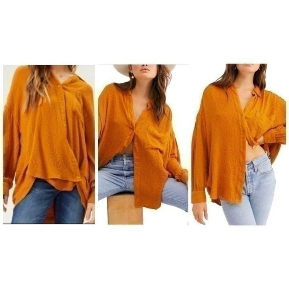 NWT Free People blouson shirt